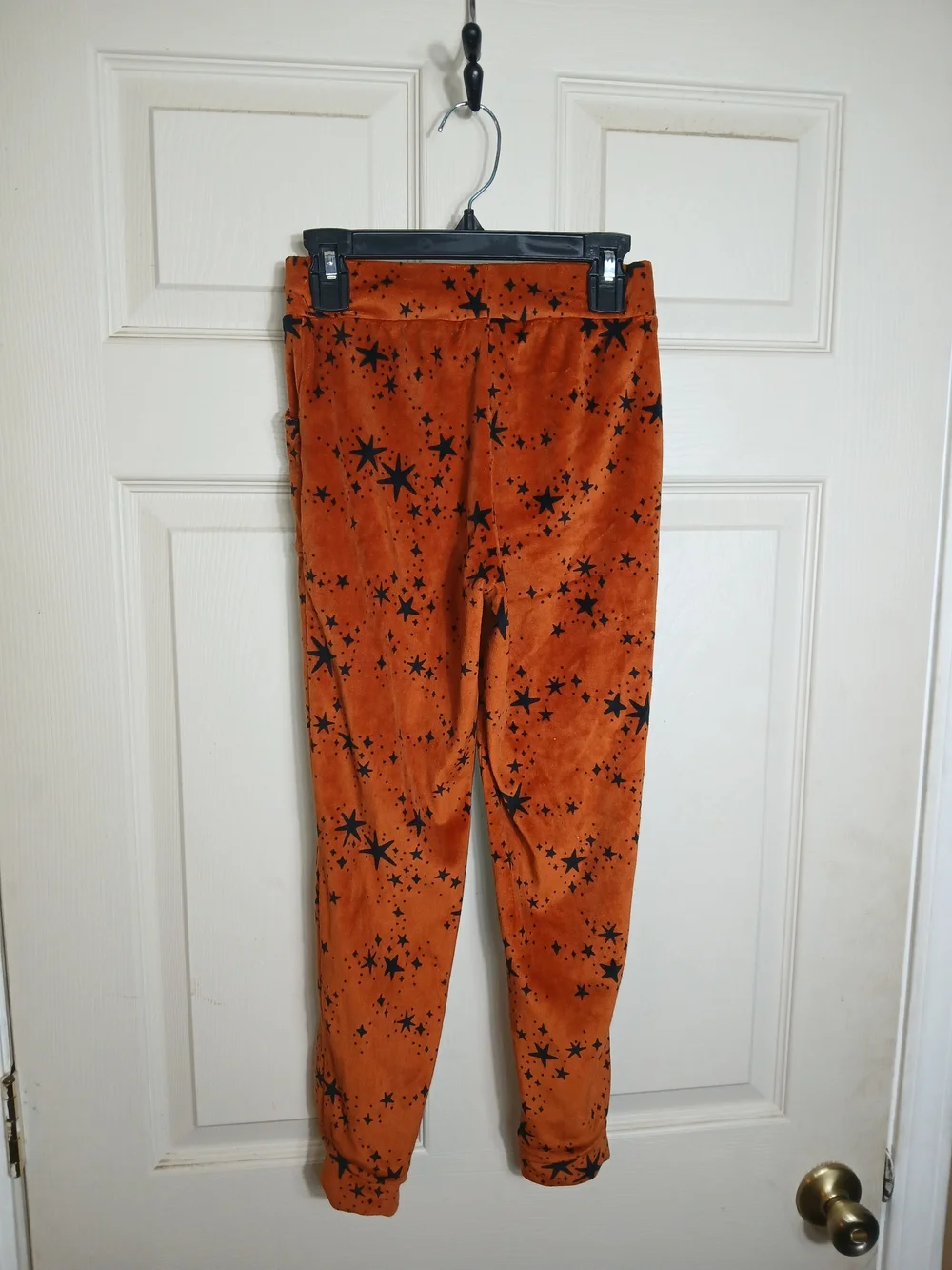 Cat & Jack Rust Orange Velour Star Print Pullover